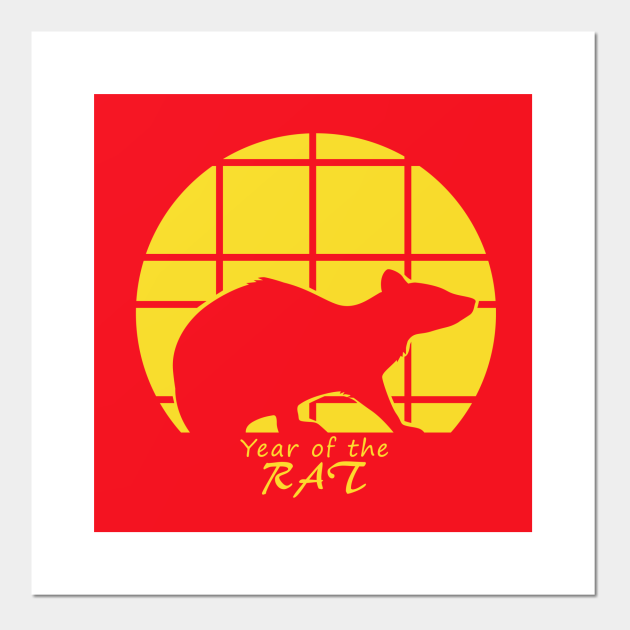Year of the Rat - Zodiac - Posters and Art Prints | TeePublic